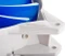SilverStone FW91 weiß/blau, 92mm Vorschaubild
