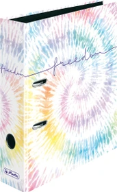 Herlitz maX.file Ordner 2-Ring mit Motiv, 80mm, A4, New Batik Freedom