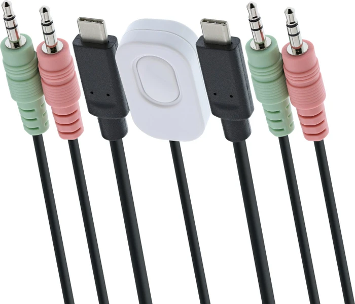 InLine 2-fach DisplayPort/USB-C KVM-Switch