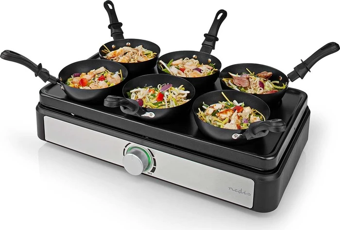 Nedis FCRA310FBK6 Party-Wok-Set
