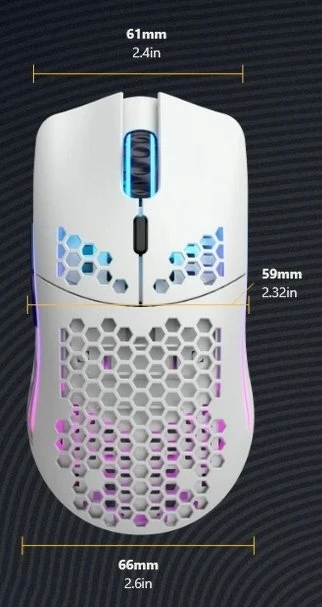 Glorious Model O Wireless schwarz matt, USB