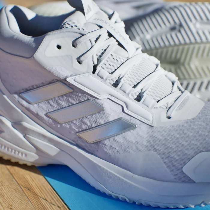 adidas Crazyflight 6 Mid cloud white/silver metallic/core black (Damen)