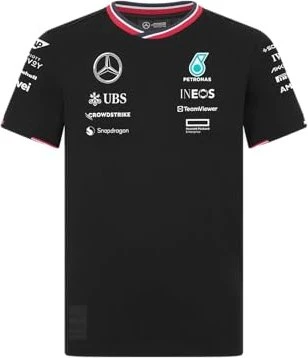 Mercedes-Benz AMG Petronas F1 T-Shirt kurzarm schwarz (Junior)