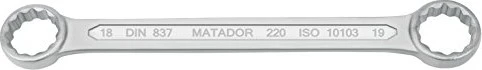 Matador 0220 Doppelringschlüssel, 18/19x185mm