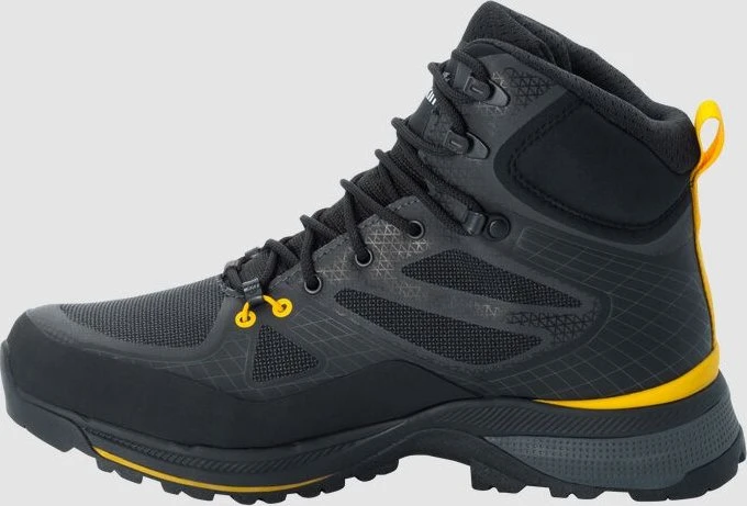 Jack Wolfskin Force Trekker Texapore Mid black/burly yellow xt (Herren)