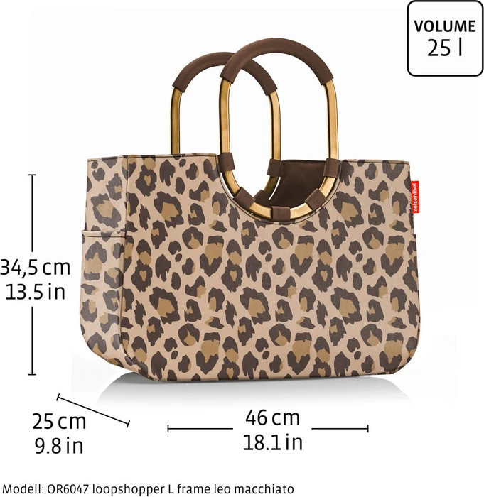 Reisenthel Loopshopper L teddy leo cream