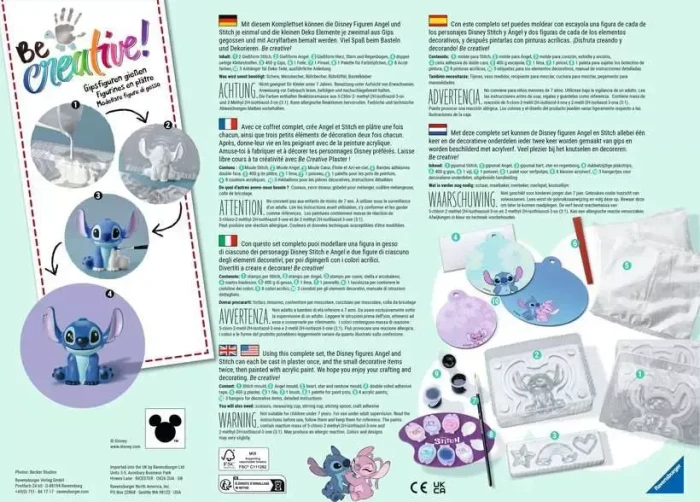 Ravensburger Be Creative Gipsgießen Disney Stitch