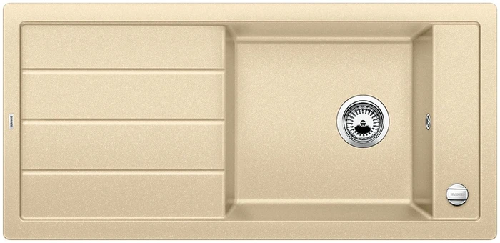Blanco Mevit XL 6 S Einbau Becken reversibel mit Ablauffernbedienung champagner