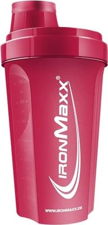 IronMaxx Shaker Trinkflasche 700ml scarlet red