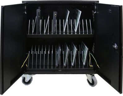 Leba Innovation NoteCart Flex 32 Mobiler Ladeschrank, für Notebook und Tablet, 32 Geräte bis 15.6", versperrbar