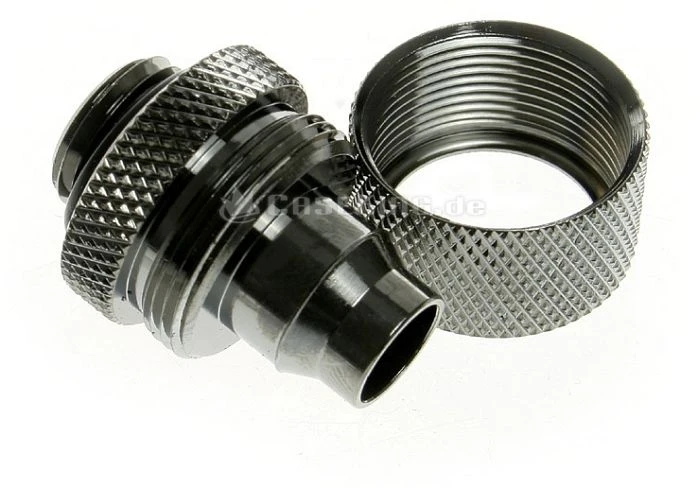 Bitspower Anschluss G1/4" auf 16/10mm glänzend schwarz