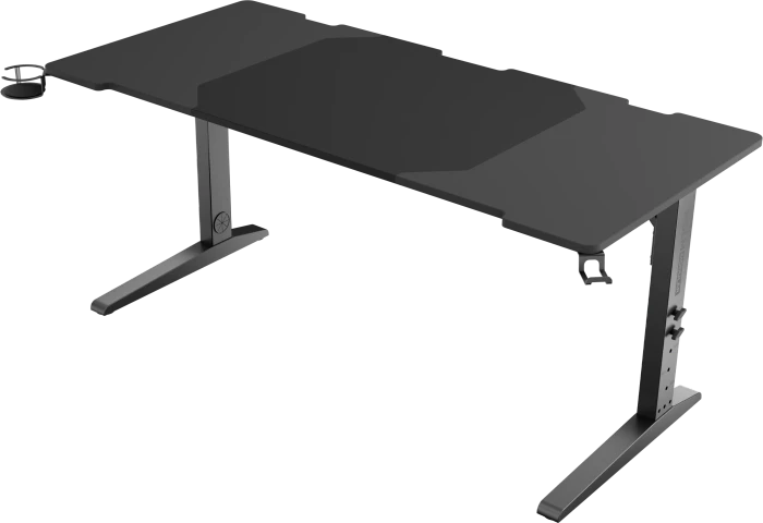 Genesis Holm Modular RGB Schreibtisch 160x75cm schwarz/schwarz