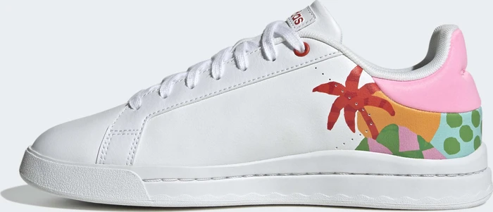 adidas Court Silk cloud white/lush red/pink glow (Damen)