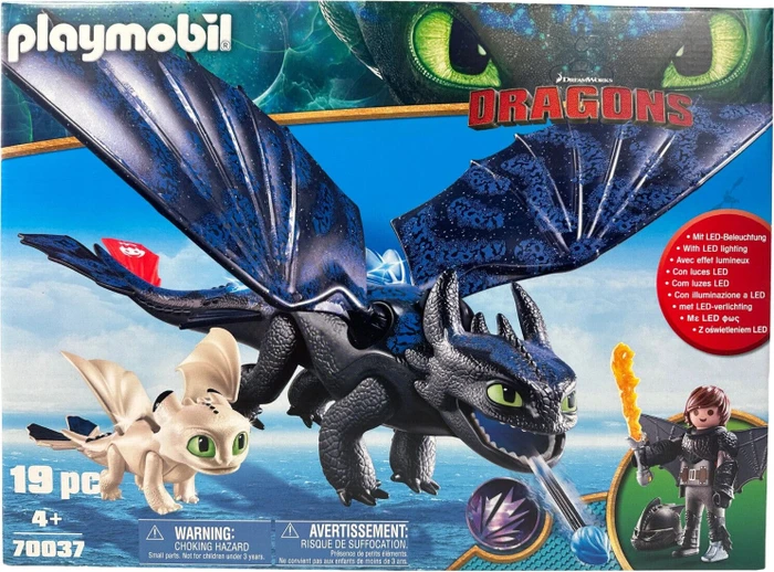 playmobil Dragons Hicks und Ohnezahn mit Babydrachen
