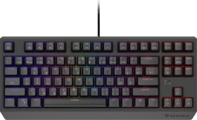 Genesis Thor 230 TKL, Anchor Gray Negative, LEDs RGB, hot-swap, Outemu Red, USB, CZ/SK