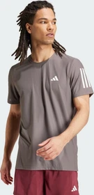 adidas Own the Run Laufshirt kurzarm charcoal (Herren)
