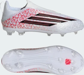 adidas F50 League Laceless FG/MG Lamine Yamal cloud white/core black/lucid red (Junior)