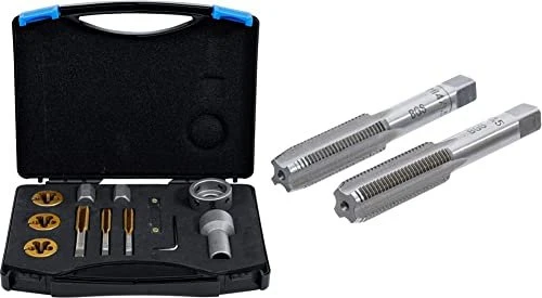 BGS technic Gewindebohrer mit Vor- und Fertigschneider, M14, 2 Stück