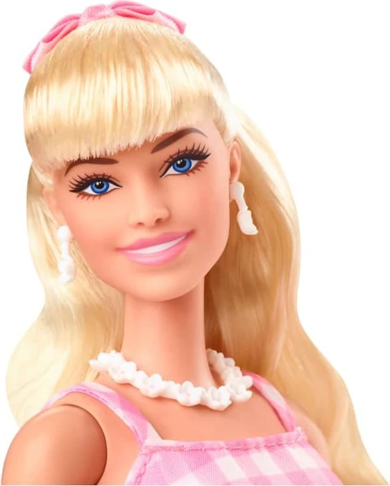Mattel Barbie - Signature the Movie - Margot Robbie als Barbie im rosa-weißen Karo-Kleid