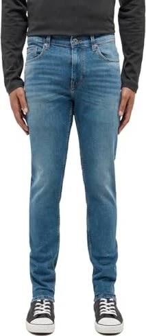 Mustang Frisco Skinny mit Kontrastnähten Jeans blau (Herren)