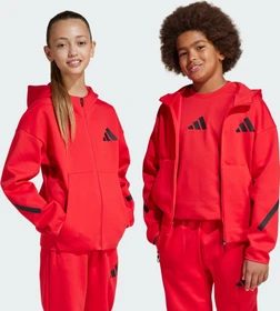 adidas Z.N.E. Zip Hoodie pure ruby/black (Junior)
