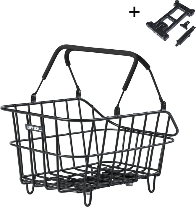 Basil Cento Alu MIK Fahrradkorb schwarz