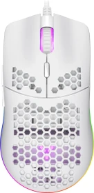 ISY IGM-4000-WT Ultralight RGB Gaming Maus weiß, USB (503852)