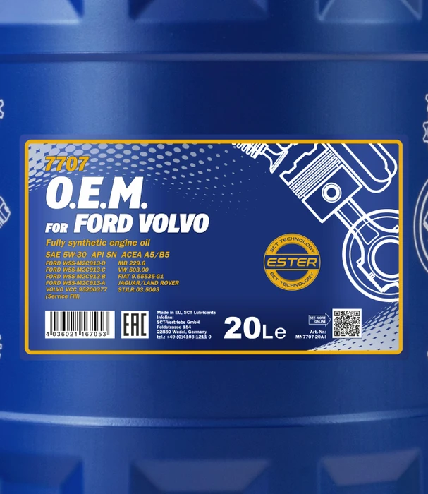 Mannol 7707 O.E.M. 5W-30 20l