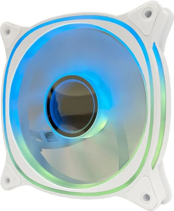 LC-Power Case Fan 120mm ARGB Reverse, weiß, LED-Steuerung, Fernbedienung, 120mm, 3er-Pack
