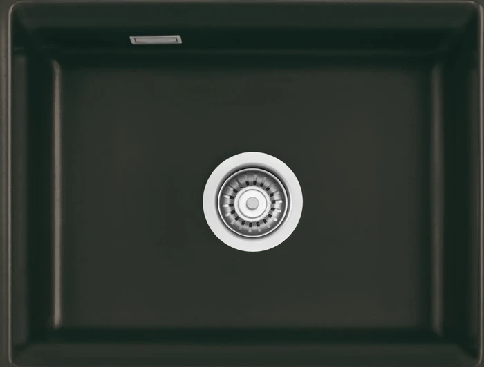 systemceram Kara 50 U/g Unterbau Becken mittig nigra