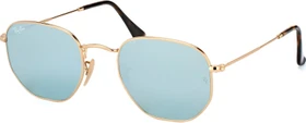 Ray-Ban RB3548N Hexagonal Flat Lenses 51mm gold/silver flash