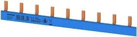 Siemens Stiftsammelschiene kompakt, 10mm2 N (Farbe blau) LS 1/N 1 TE berührungssicher Farbe blau 1m schneidbar