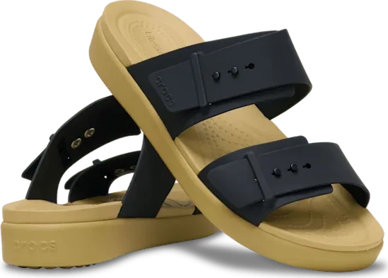 Crocs Brooklyn Buckle Low black/tan (Damen)