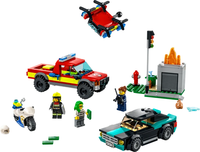 LEGO City - Löscheinsatz und Verfolgungsjagd
