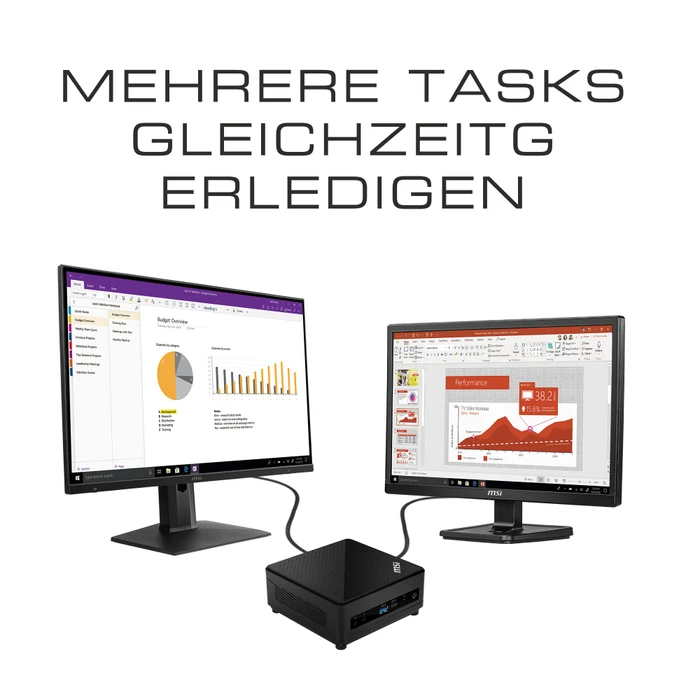 MSI Cubi 5 10M-063EU, schwarz, Core i5-10210U, 8GB RAM, 512GB SSD