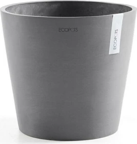 Ecopots Kunststoff-Topf Amsterdam 30cm grey