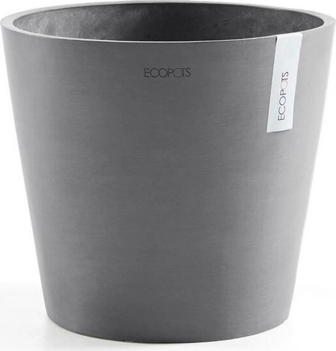 Ecopots Kunststoff-Topf Amsterdam 30cm grey