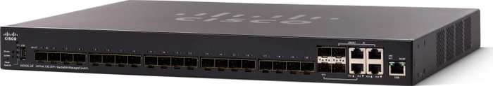 Cisco SX350X Rackmount 10G Managed Switch, 20x SFP+, 4x RJ-45/SFP+