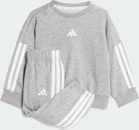 adidas Essentials Trainingsanzug medium grey heather/white (Junior)