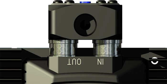 Alphacool GPX SLI Connector Dual asymetric - 4-Slot, Acryl, Acetal