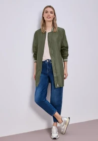 Street One Langer Blouson Jacke dark vetiver green (Damen)