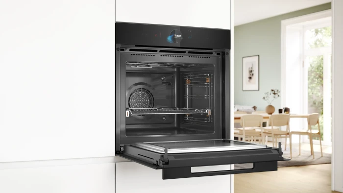 Bosch Serie 8 HNG978QB1 Backofen mit Mikrowelle und Dampfunterstützung