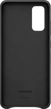 Samsung Leather Cover für Galaxy S20 schwarz