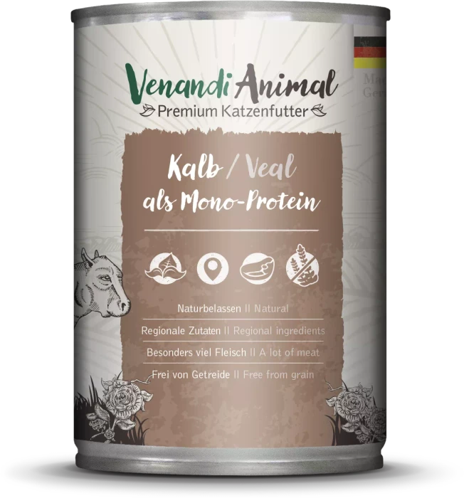 Venandi Animal Kalb als Monoprotein, 400g