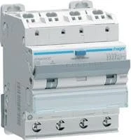 Hager Fehlerstrom-Leitungsschutzschalter 4P 6kA C-16A 30mA Typ A QC/QB