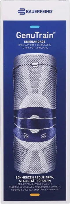 Bauerfeind GenuTrain Kniebandage titan