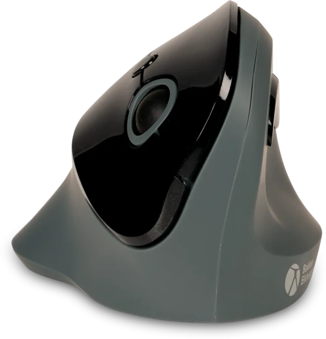BakkerElkhuizen PRF Vertical Mouse Wireless, Vertikale Maus Rechts schwarz/grau, USB