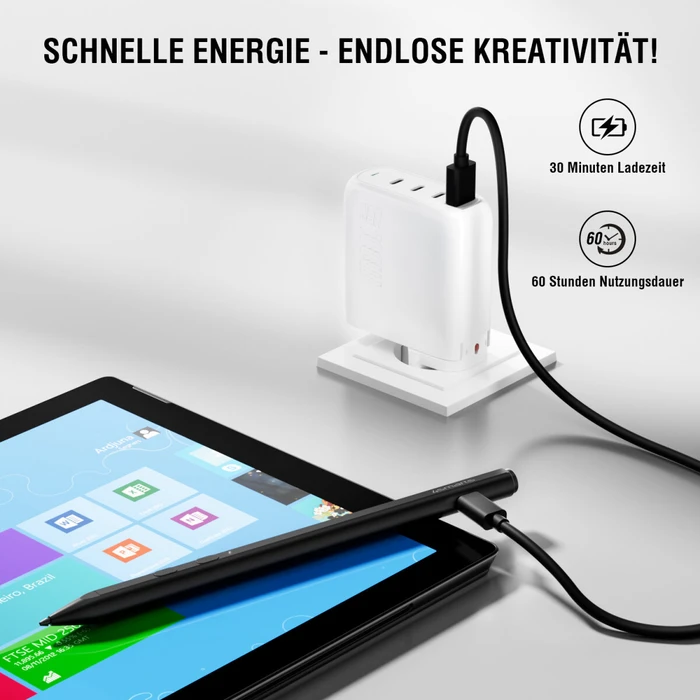4smarts Active Stylus Pen MPP für Surface, schwarz