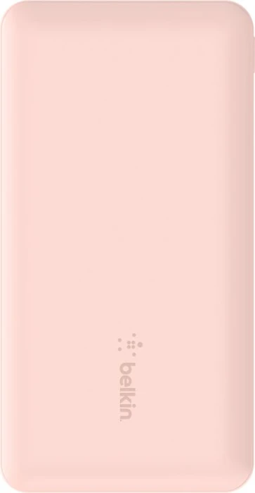 Belkin BoostCharge 3-Port Power Bank 10K + USB-A/USB-C Cable rosegold