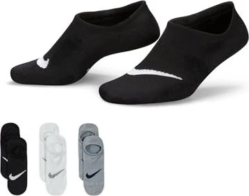 Nike Everyday Plus Lightweight Footie Socken, 3 Paare